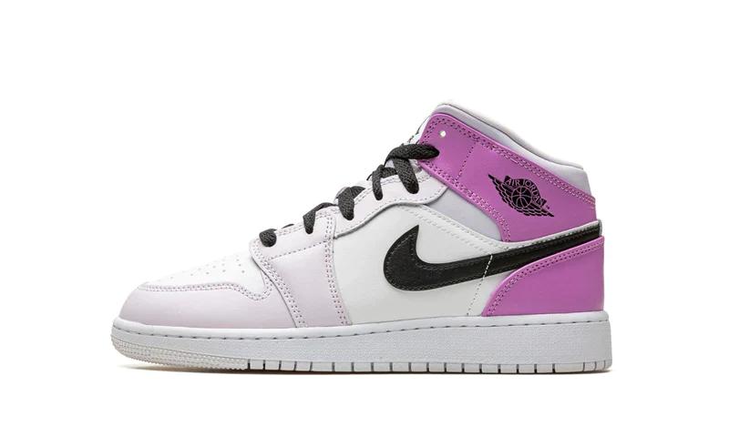 Image of Jordan 1 Mid Barely Grape Gs